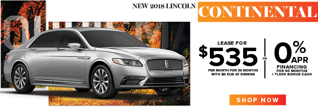 New 2019 Lincoln Continental