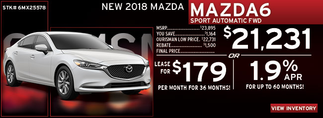 New 2018 Mazda Mazda6 Sport Automatic FWD
