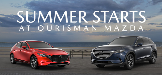 promotional offer from Ourisman Mazda
