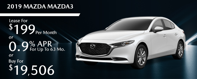 New 2019 Mazda MAZDA3