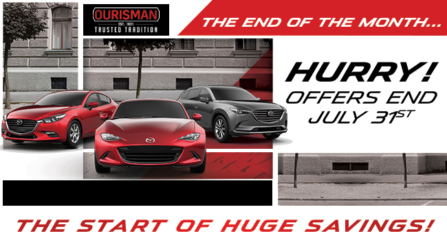 The End Of The Month… Hurry! Offers End July 31st!