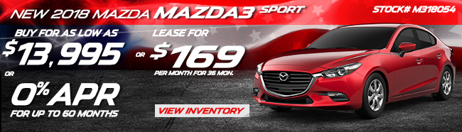 New 2018 Mazda Mazda3 Sport
