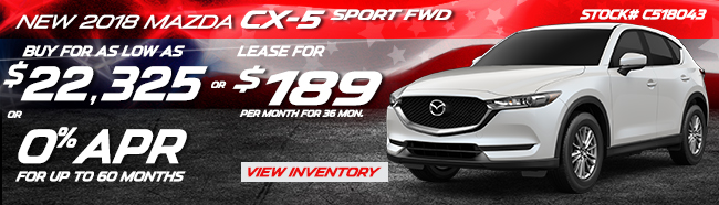 New 2018 Mazda CX-5 Sport FWD