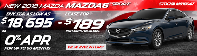 New 2018 Mazda Mazda6 Sport