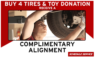 Buy 4 Tires, Receive Complimentary Alignment