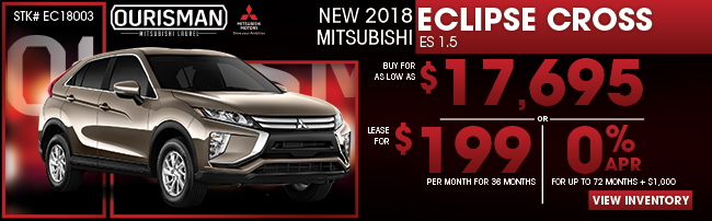 New 2018 Mitsubishi Eclipse Cross ES 1.5