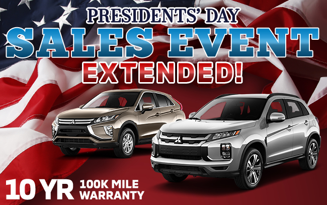 Presidents' Day Sales Event EXTENDED!