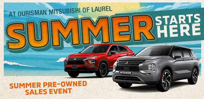 promotional offer from ourisman Mitsubishi