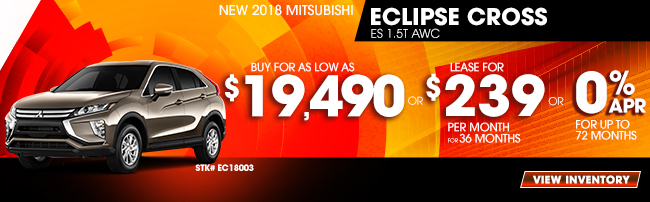 New 2018 Mitsubishi Eclipse Cross ES 1.5T AWC
