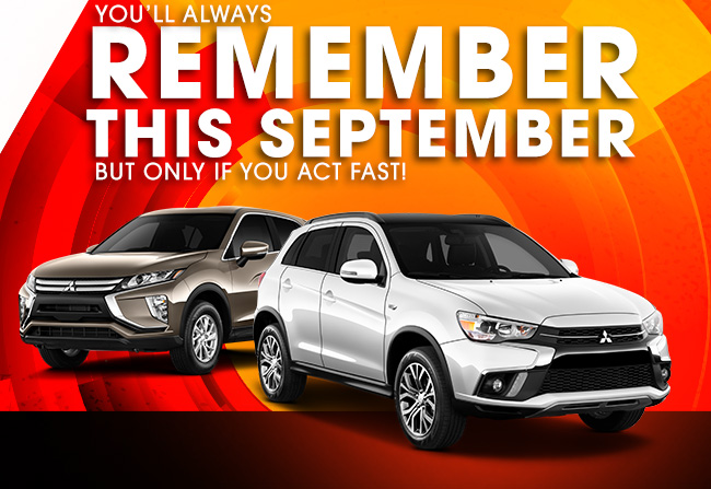 September to Remember Sales Event