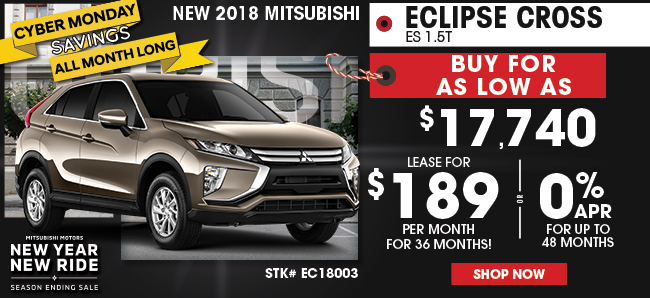 New 2018 Mitsubishi Eclipse Cross ES 1.5T