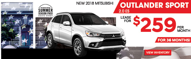 New 2018 Mitsubishi Outlander Sport 2.0 ES