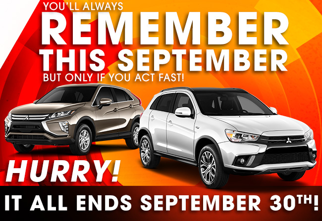 You'll Always Remember This September with Ourisman Mitsubishi of Marlow Heights