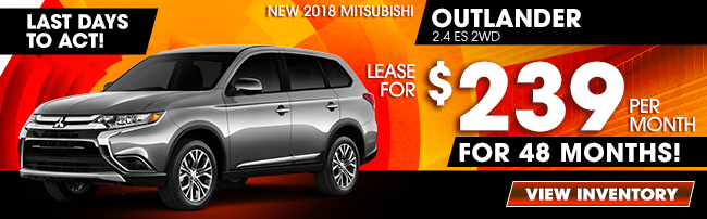 New 2018 Mitsubishi Outlander 2.4 ES 2WD