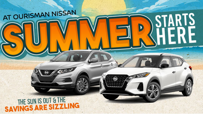promotional offer from Ourisman Nissan