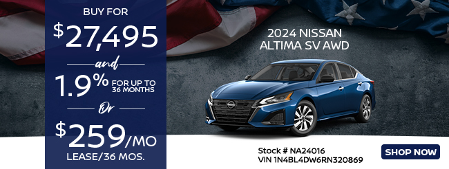 2024 Nissan Altima SV AWD offer