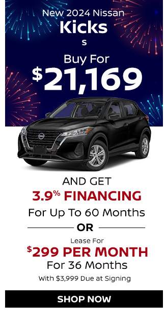 offer on new Nissan Kicks