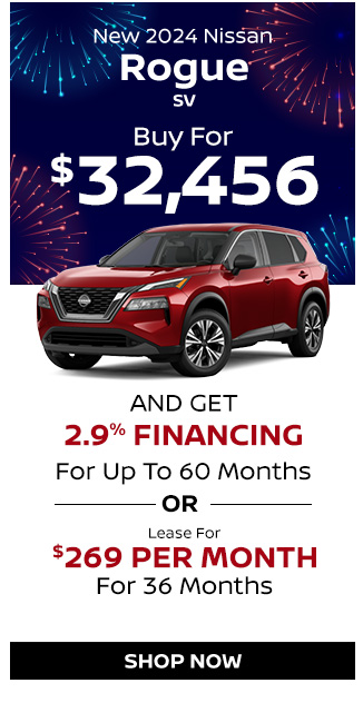 offer on new Nissan Rogue