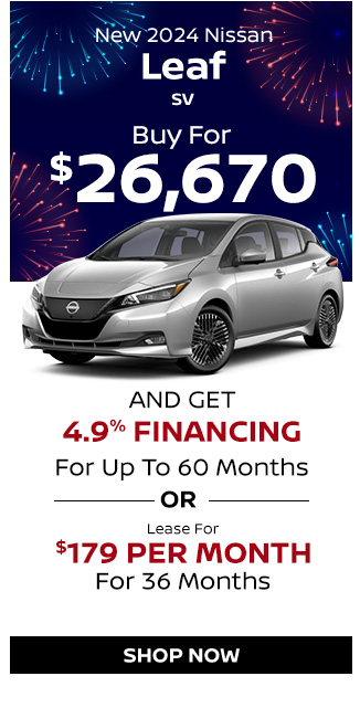 offer on new Nissan Leaf