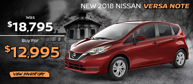 New 2018 Nissan Versa Note