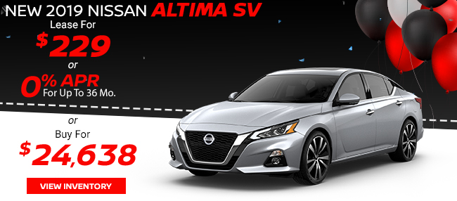 New 2019 Nissan Altima