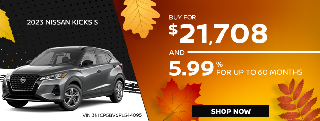 special offers on 2023 Nissan Kicks