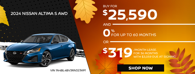 special offers on 2024 Nissan Altima