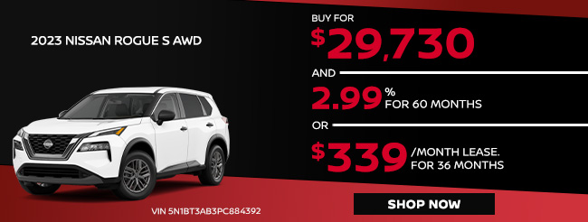 special offers on 2024 Nissan Rogue