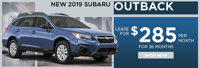 New 2019 Subaru Outback