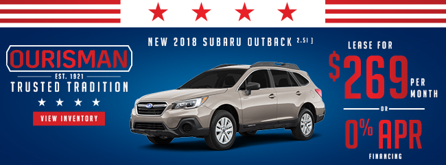 New 2018 Subaru Outback 2.5i
