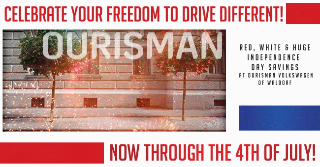 Red, White & HUGE Independence Day Savings At Ourisman Volkswagen of Waldorf