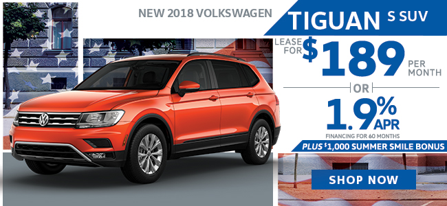 New 2018 Volkswagen Tiguan S SUV