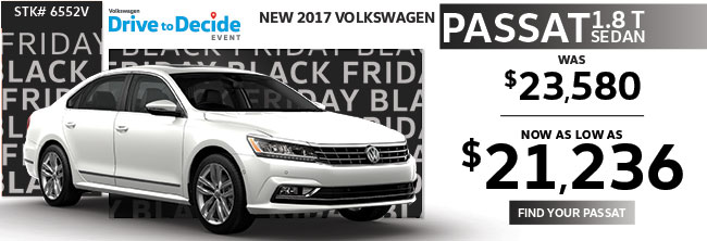 New 2017 Volkswagen Passat 1.8T S Sedan