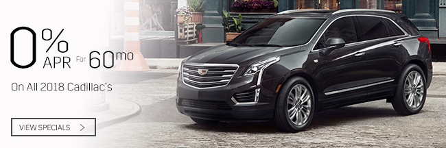 0% APR On all 2018 Cadillac’s