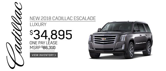 New 2018 Cadillac Escalade Luxury