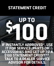 UP TO $100 STATEMENT CREDIT