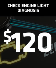 $120 Check Engine Light Diagnosis