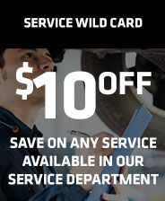$10 off Service Wild Card