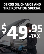 Dexos Oil Change and Tire rotation Special