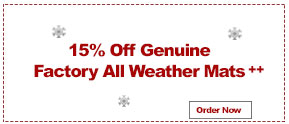 15% Off Genuine Factory All Weather Mats++