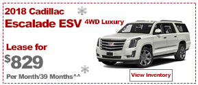 New 2018 Cadillac Escalade ESV 4WD Luxury