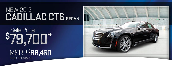 New 2016 Cadillac CT6 Sedan