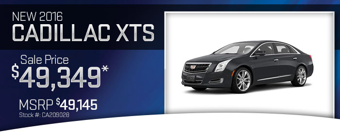 New 2016 Cadillac XTS