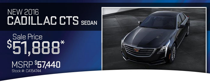 New 2016 Cadillac CTS Sedan