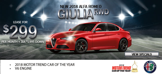 New 2018 Alfa Romeo Giulia RWD