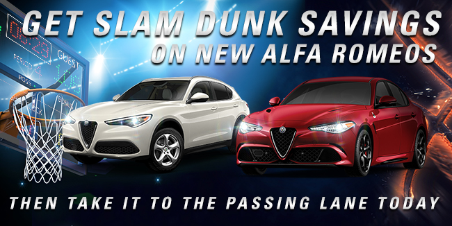 Get Slam Dunk Savings On New Alfa Romeos
