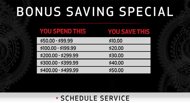 Bonus Saving Special