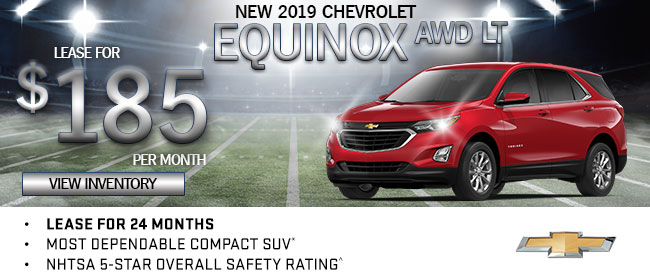 NEW 2019 Chevrolet Equinox AWD LT