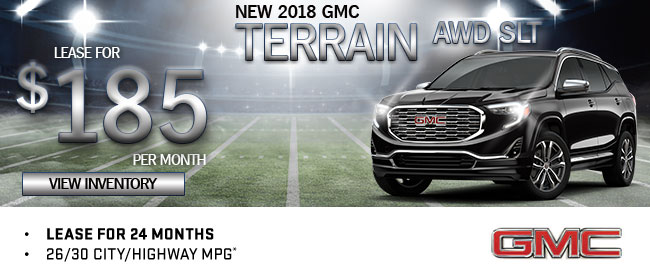 NEW 2018 GMC Terrain AWD SLT