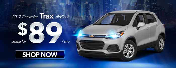 2017 Chevrolet Trax AWD LS
Lease for $89 per month